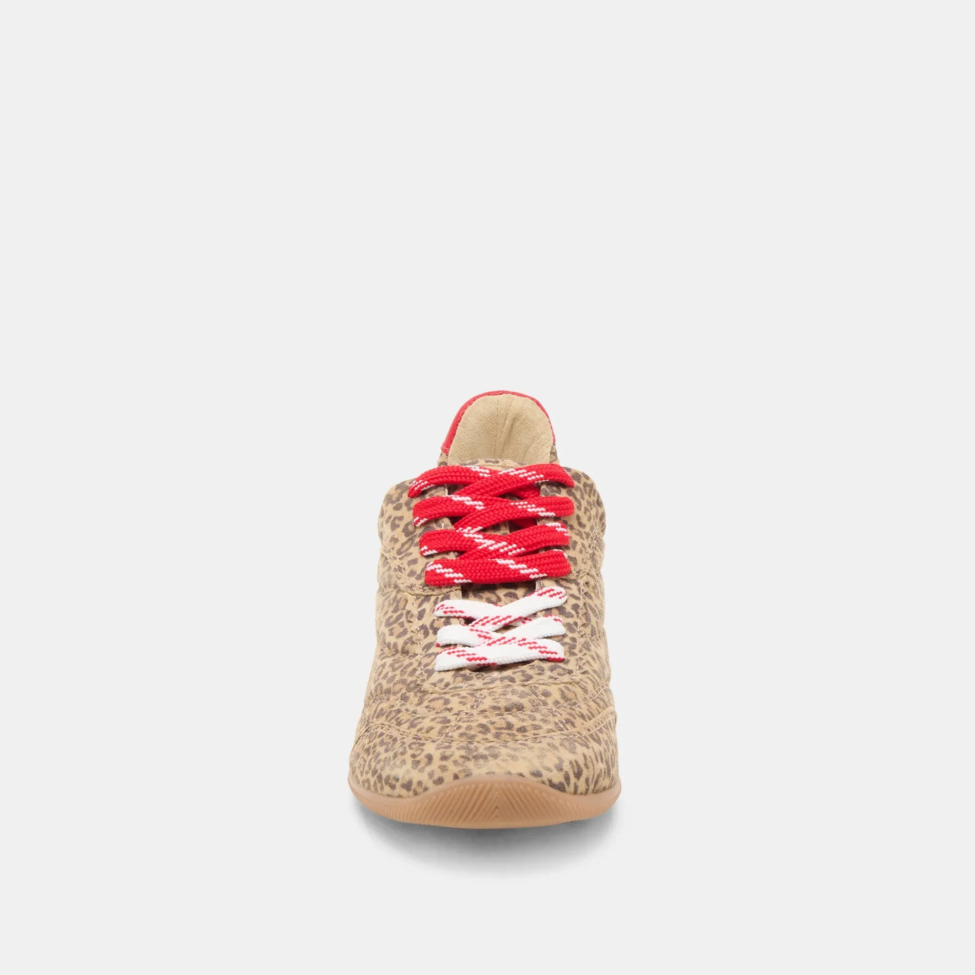 Dolce Vita Laini Sneakers - Tan Leopard Suede sold by Maude product image thumbnail 4