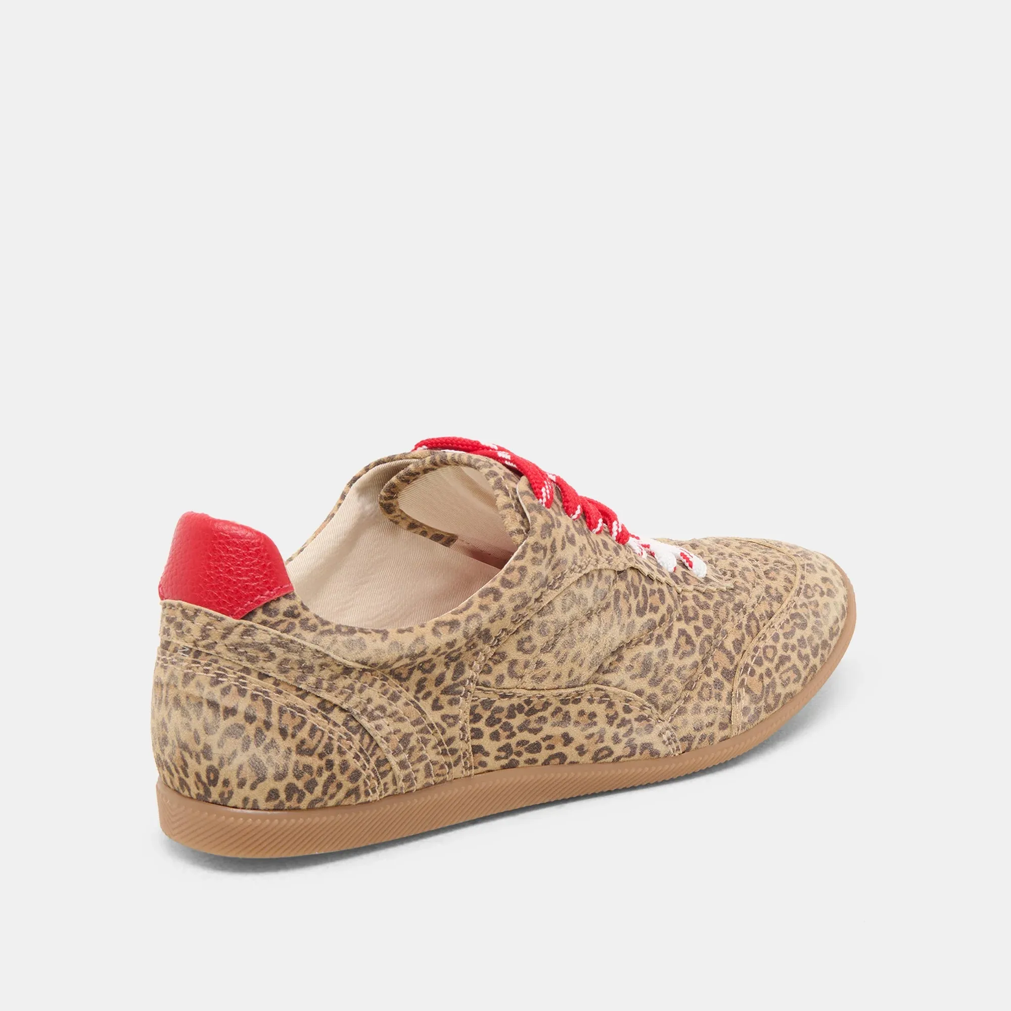Dolce Vita Laini Sneakers - Tan Leopard Suede sold by Maude product image thumbnail 3