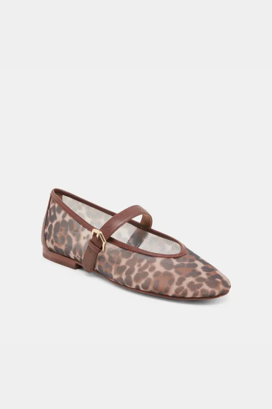 Dolce Vita Roslyn Ballet Flats - Leopard Mesh sold by Maude