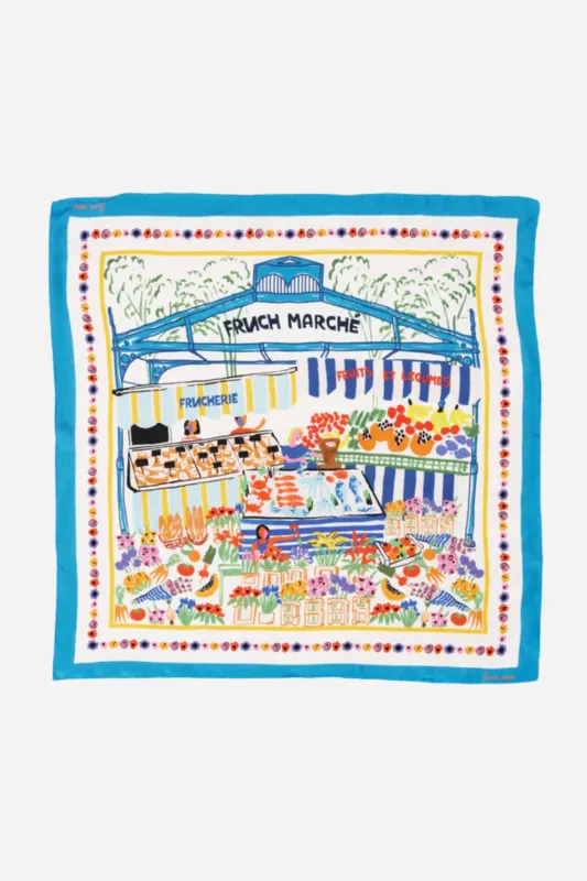 FRNCH Oceana Scarf - Marche Blanc sold by Maude