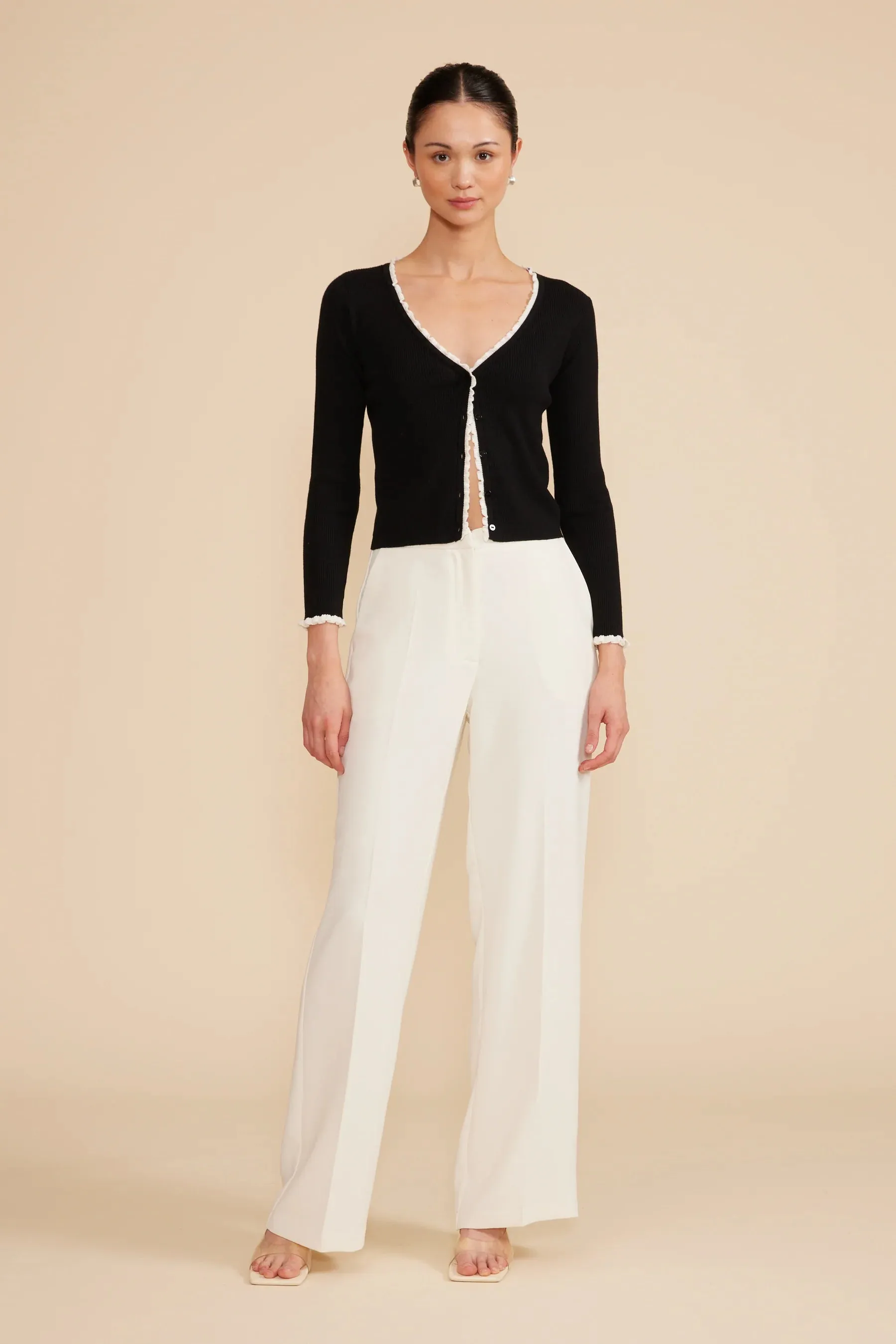 Roshe Mini Cardigan - Black sold by Maude product image thumbnail 3