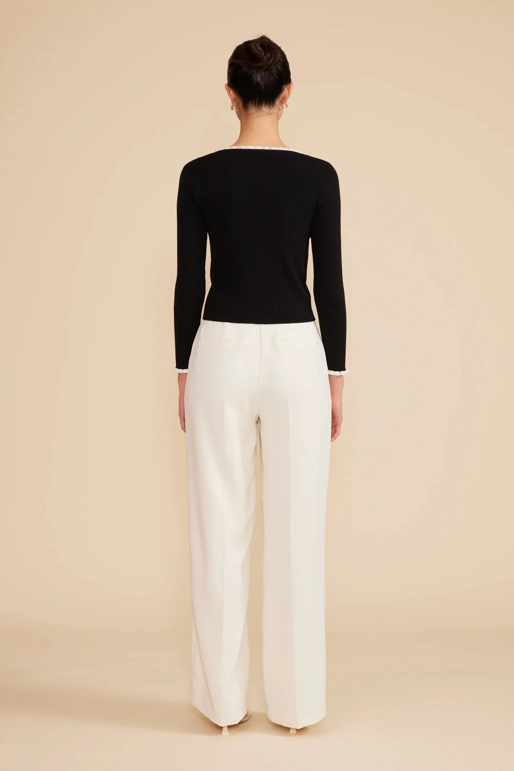 Roshe Mini Cardigan - Black sold by Maude product image thumbnail 4