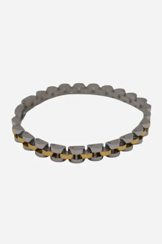 18K Rolly Bracelet - Mixed Metal sold by Maude