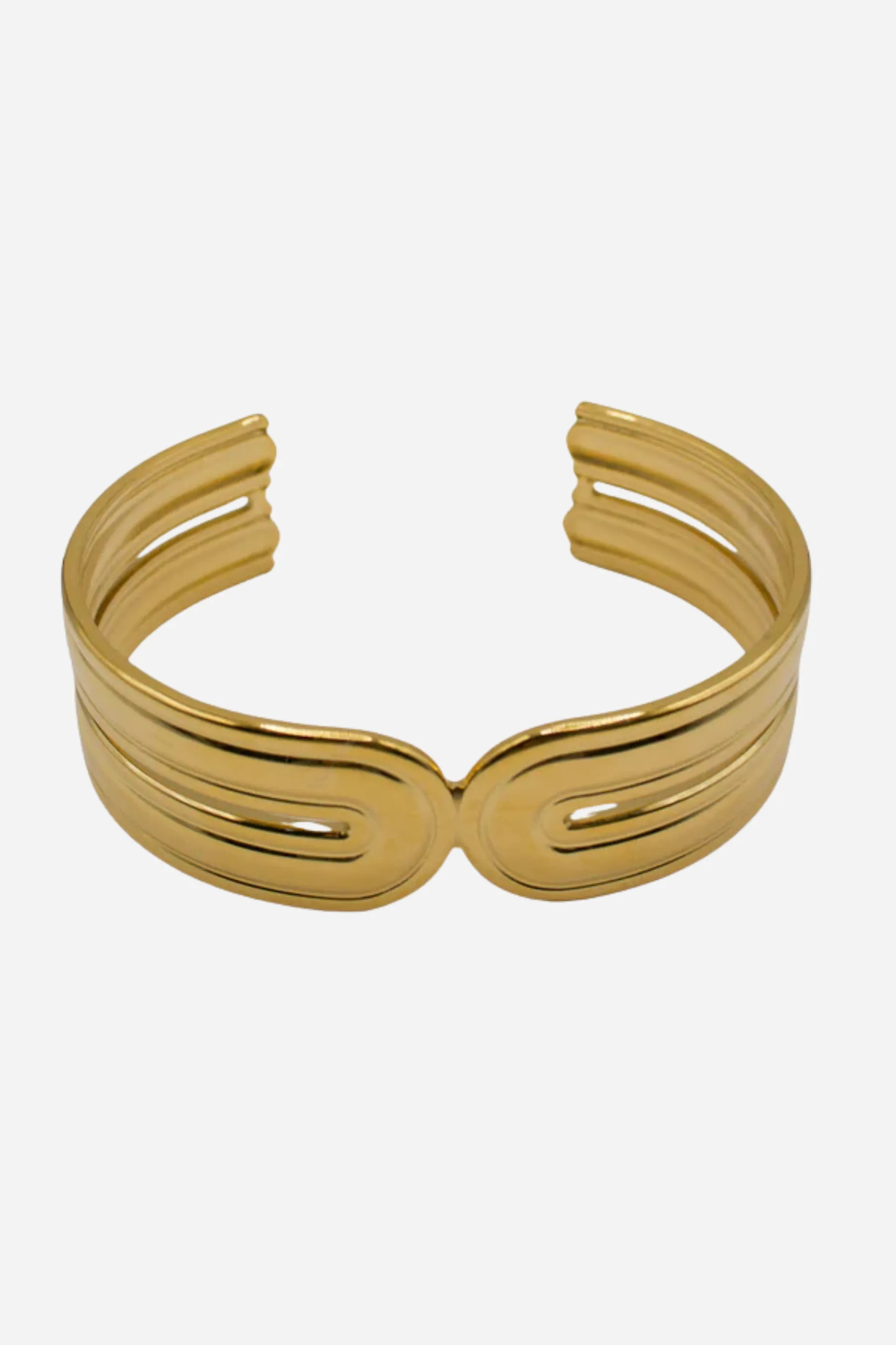 18K Nova Statement Cuff Bracelet sold by Maude