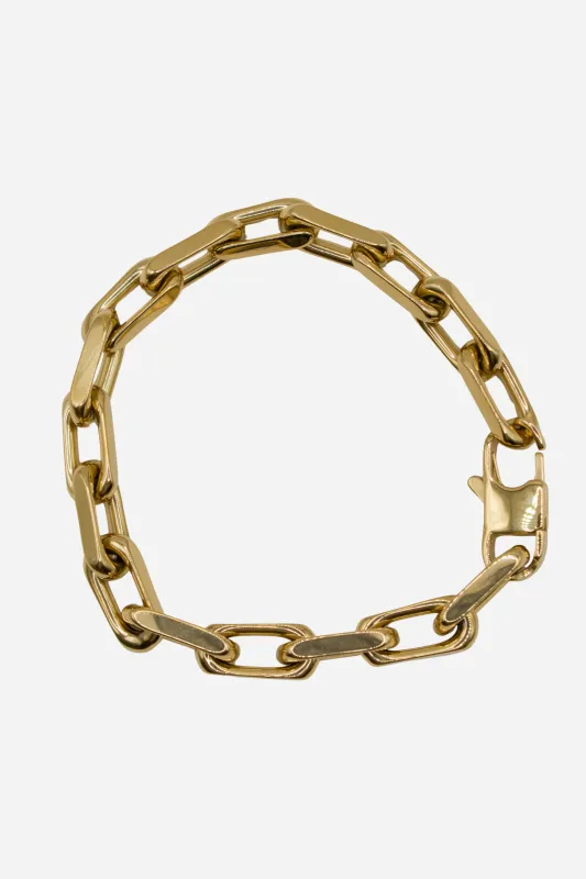 18K Jude Thick Chain Bracelet sold by Maude