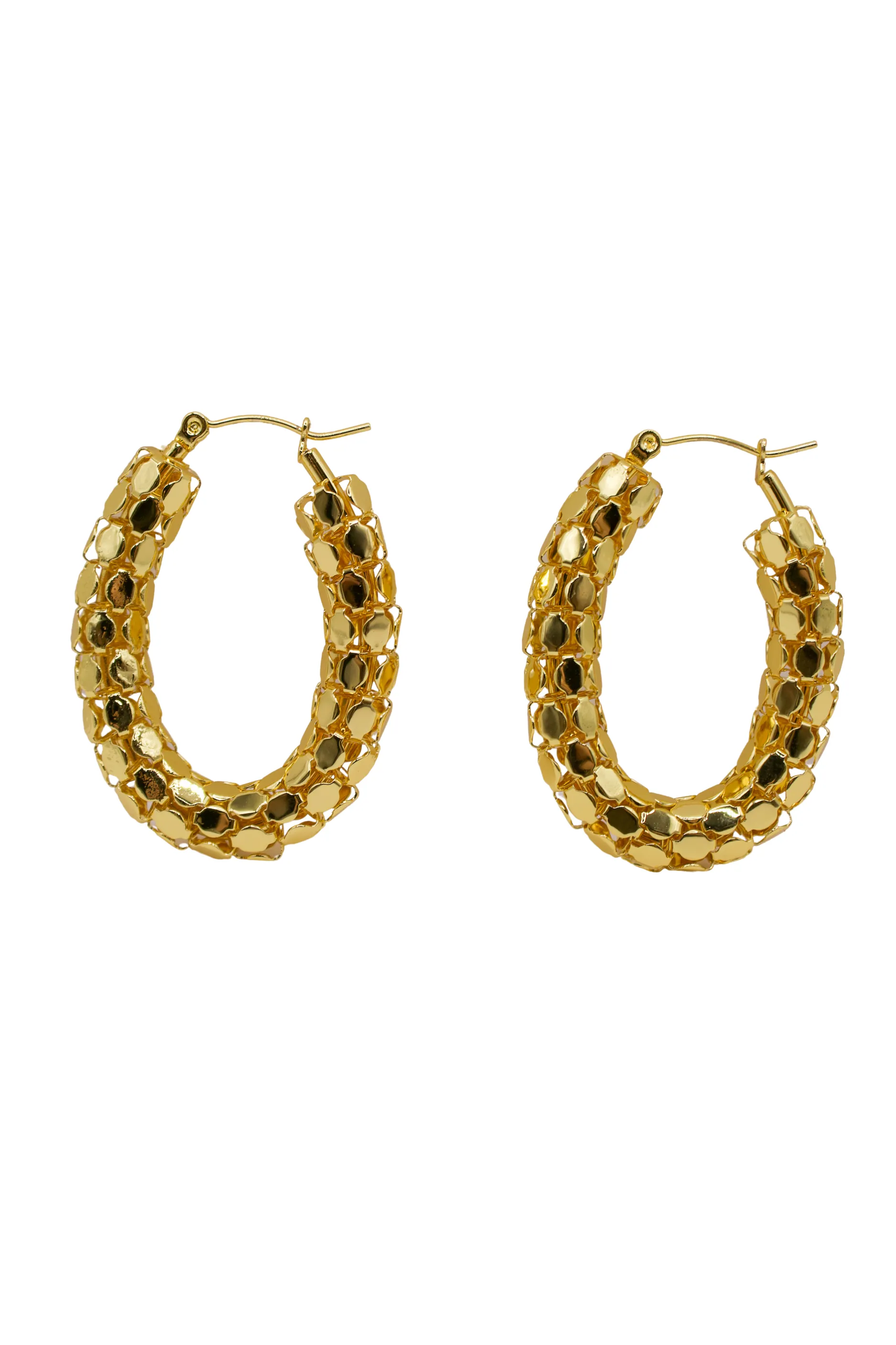 18K Piper Statement Hoop Earrings sold by Maude product image thumbnail 2