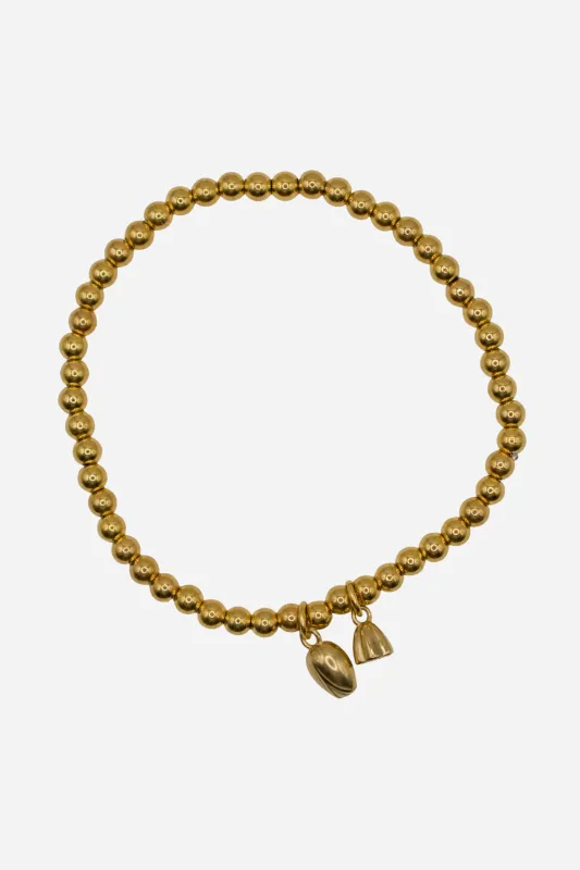 18K Jessica Beaded Bracelet sold by Maude