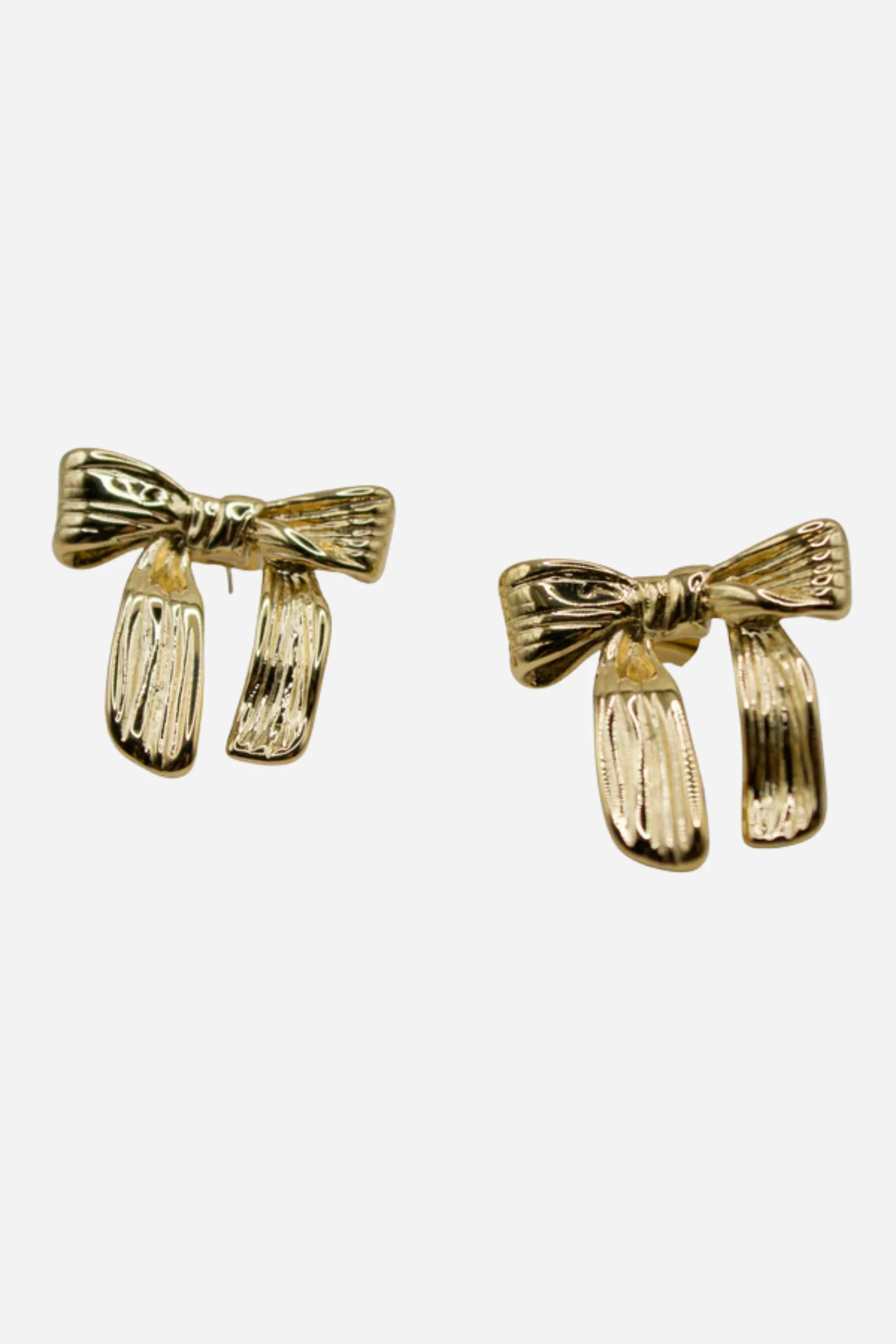 18K Bow Stud Earrings sold by Maude