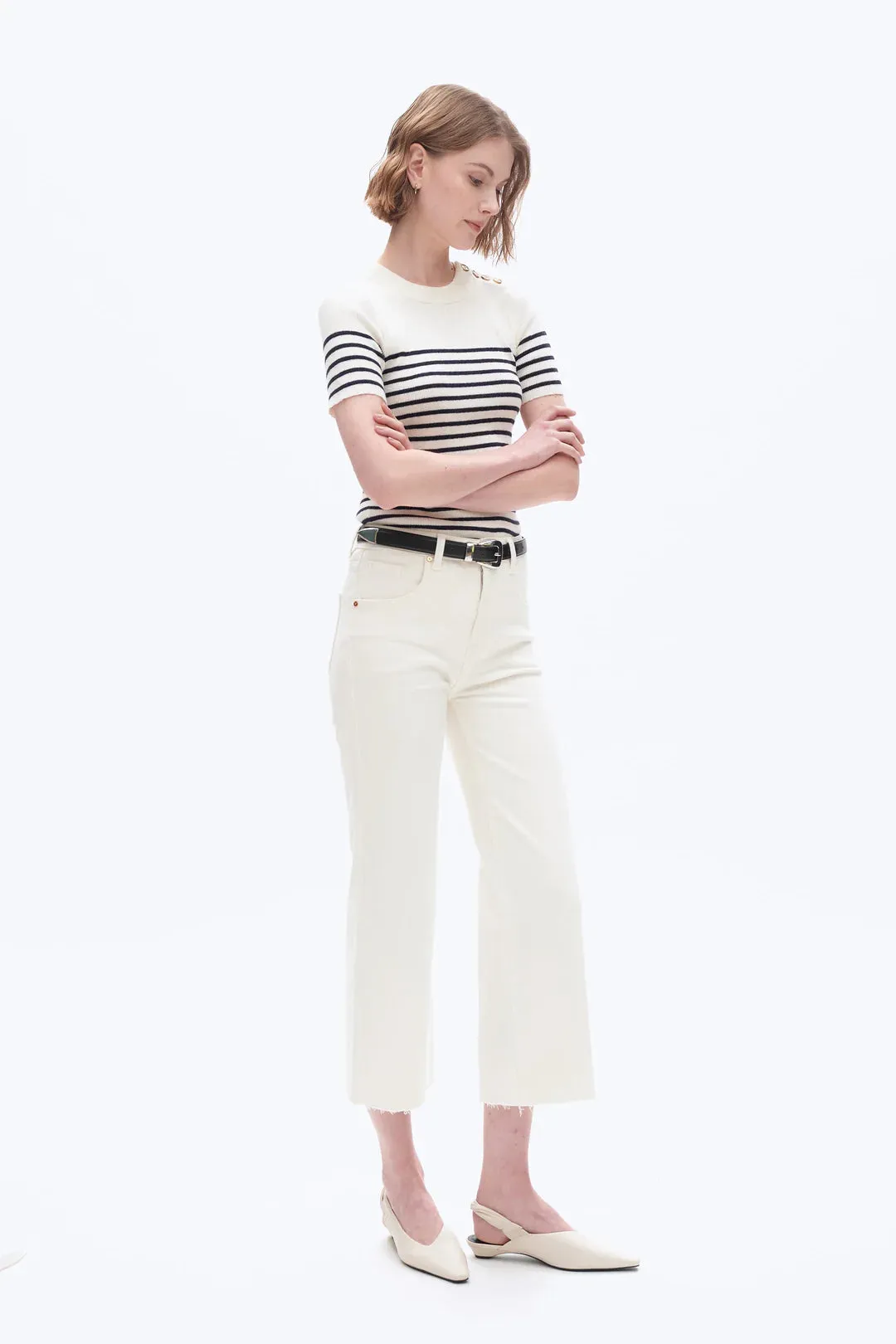 High Rise Wide Leg Denim Jeans sold by Maude product image thumbnail 3