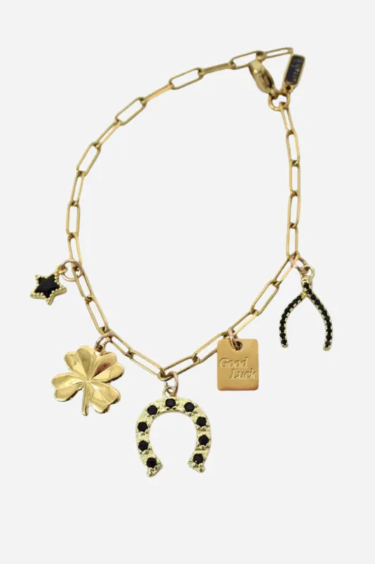 Farrah B Lucky Curio Charm Bracelet sold by Maude
