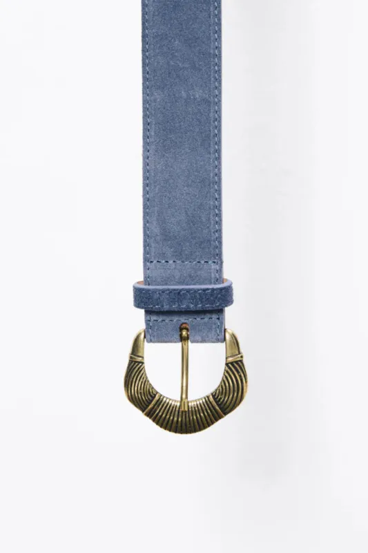 FRNCH Catline Belt - Navy Blue sold by Maude
