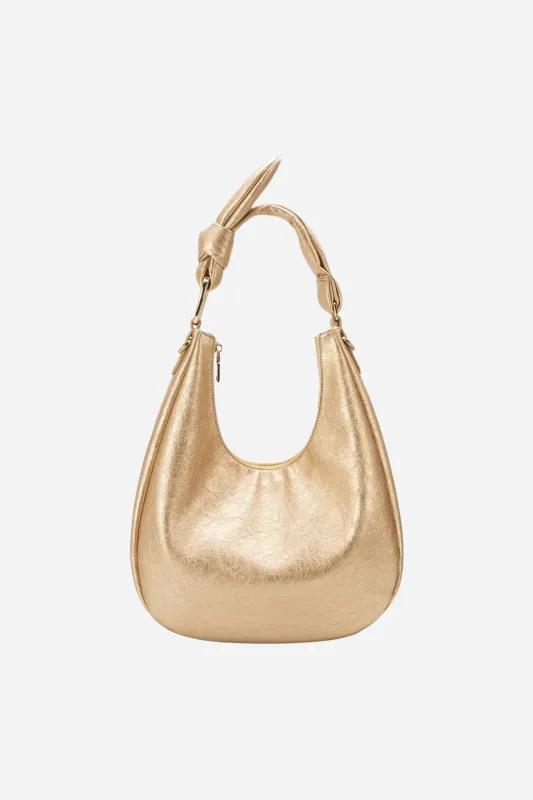 Melie Bianco - Lilie Shoulder Bag - Gold sold by Maude
