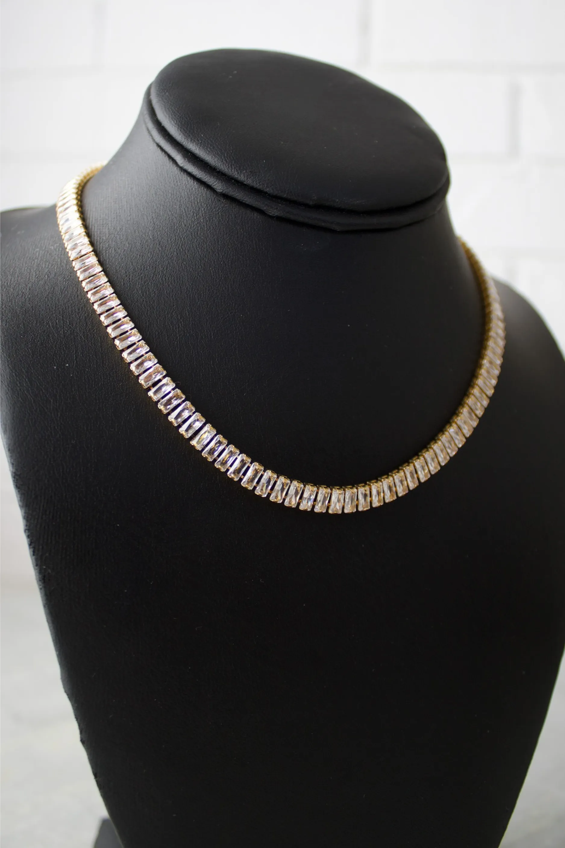 18K Tennis Necklace sold by Maude product image thumbnail 2