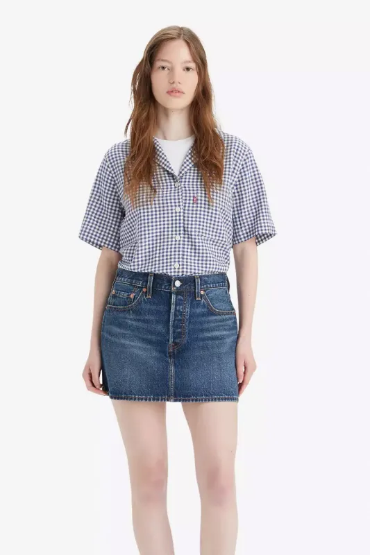 Levi's Icon Mini Denim Skirt - Lost Peace of Mind sold by Maude