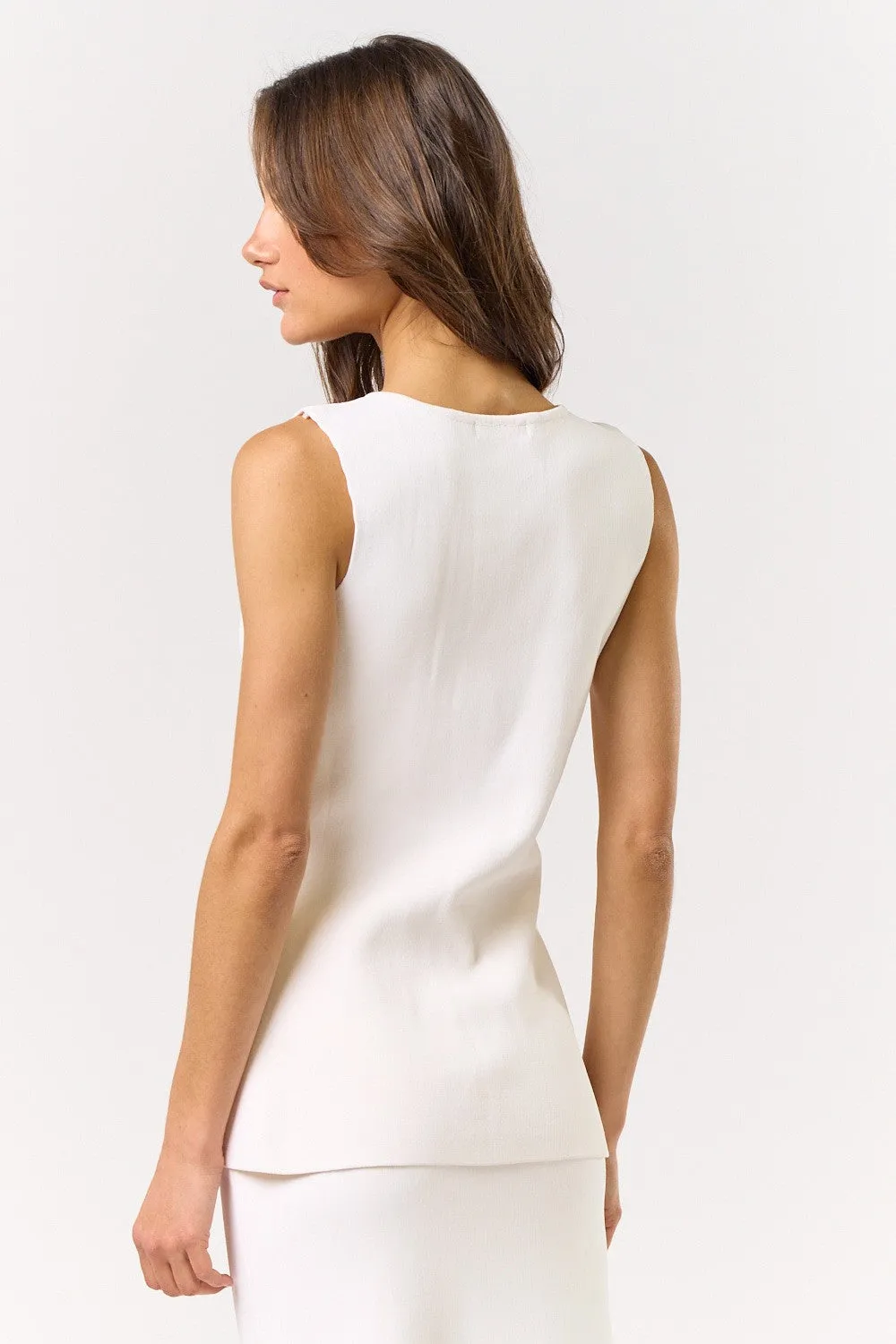 Camille Knit Vest Top sold by Maude product image thumbnail 4