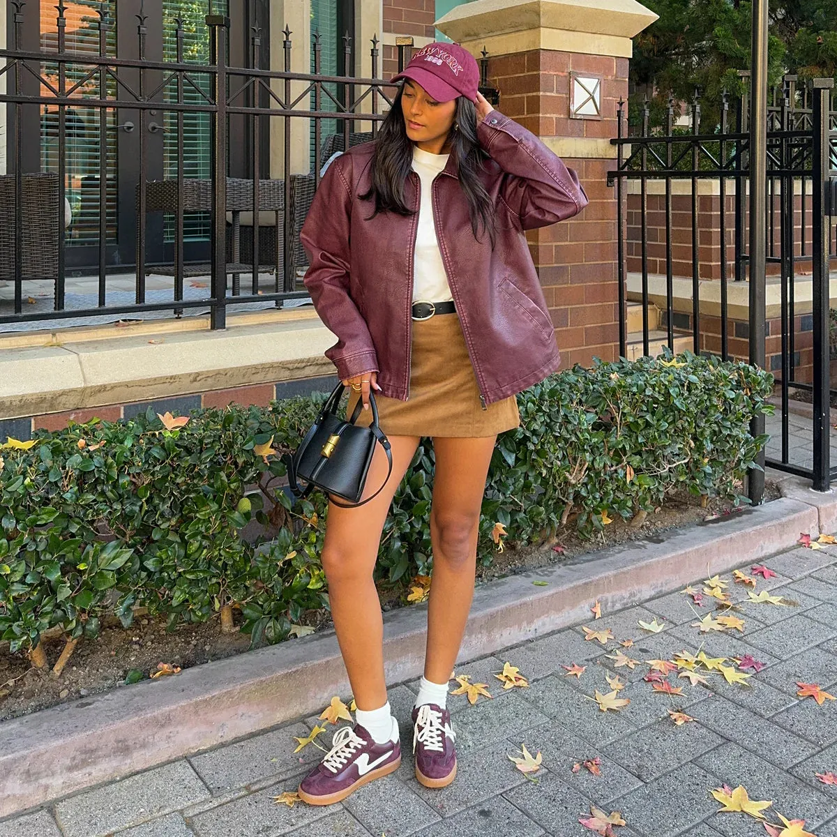 Dolce Vita Notice Sneaker - Cranberry Suede sold by Maude product image thumbnail 4