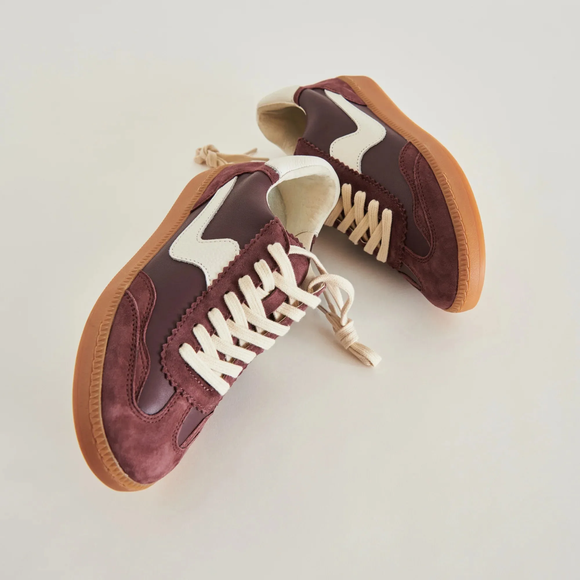 Dolce Vita Notice Sneaker - Cranberry Suede sold by Maude product image thumbnail 2