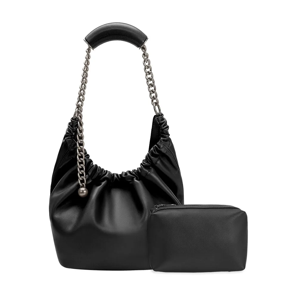 Melie Bianco - Kinsley Shoulder Bag - Black sold by Maude product image thumbnail 3