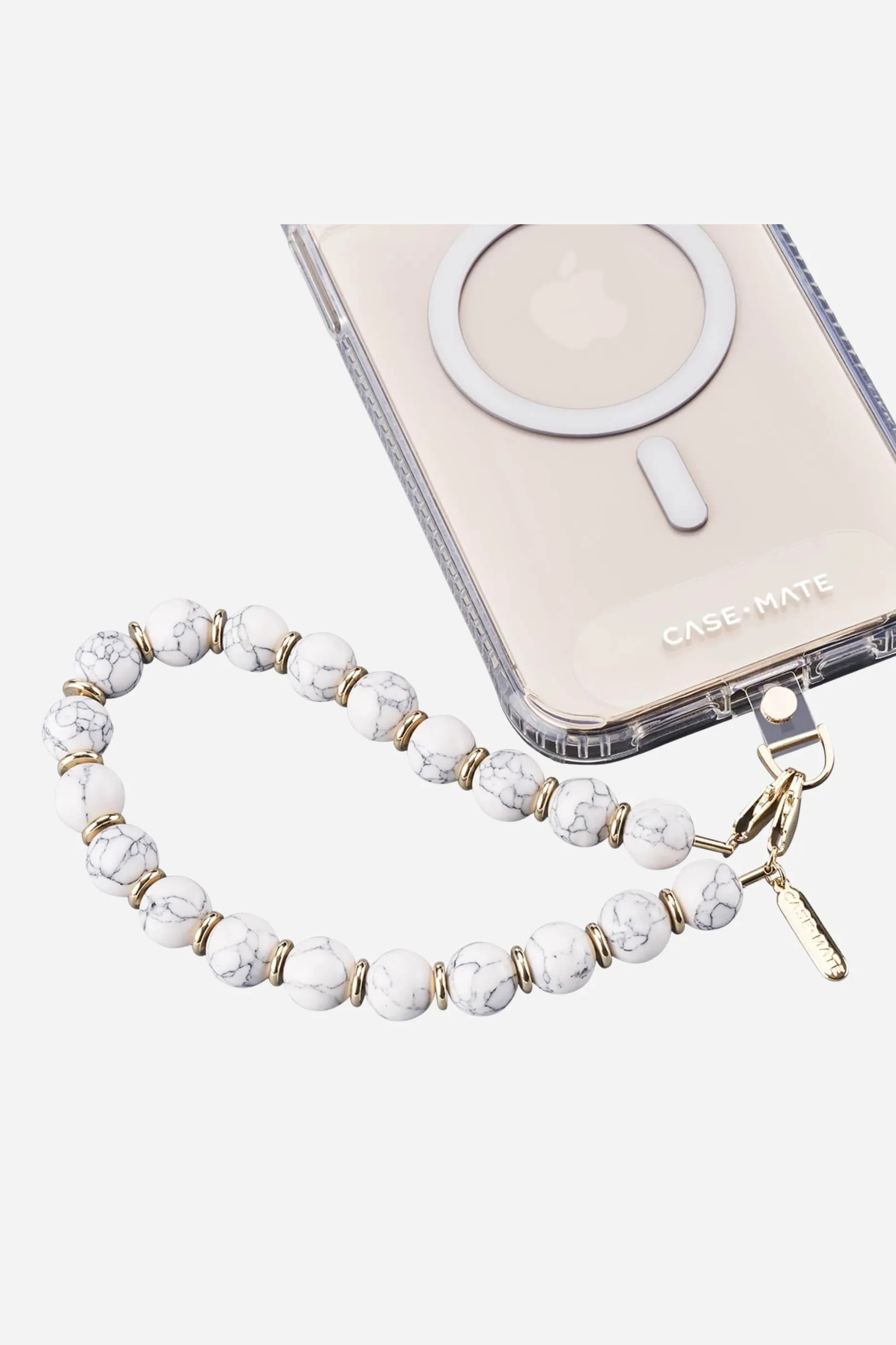 Beaded Marble Phone Wristlet sold by Maude