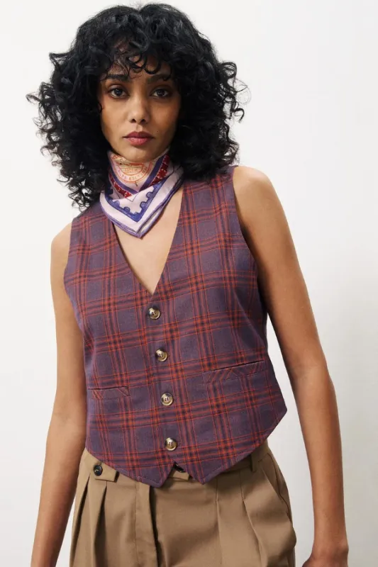FRNCH Alix Suit Vest made by FRNCH