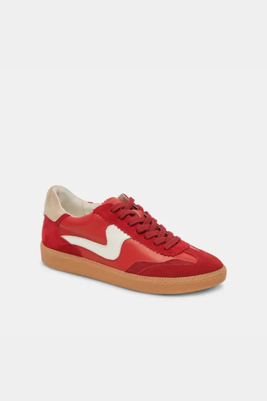 Dolce Vita Notice Sneaker - Crimson Suede made by Maude