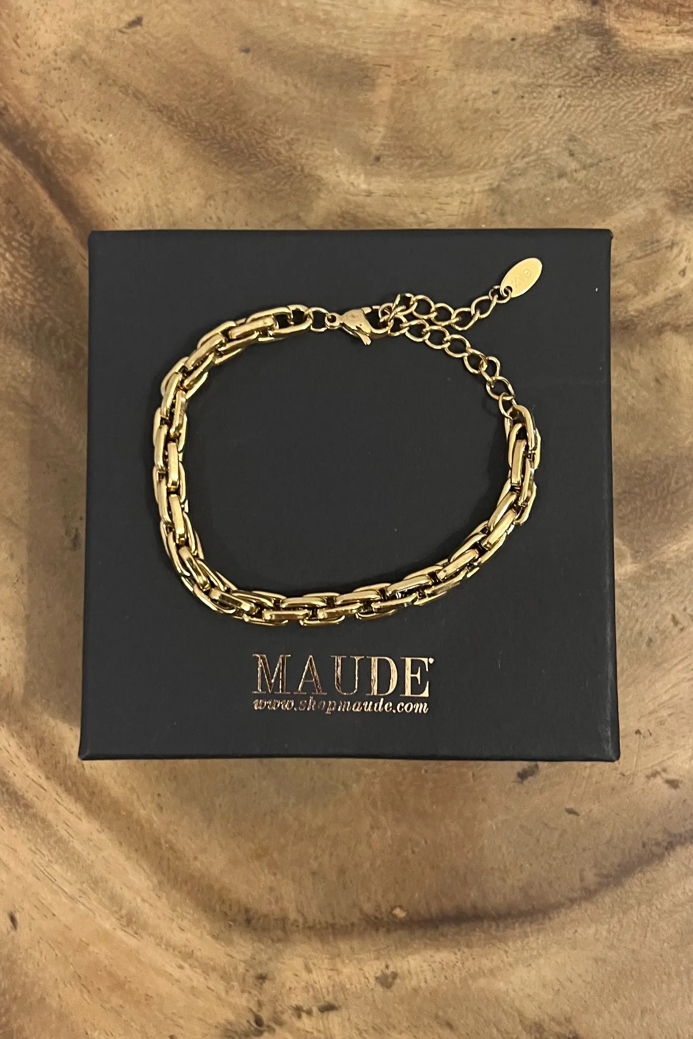 18K Chloe Chain Bracelet sold by Maude