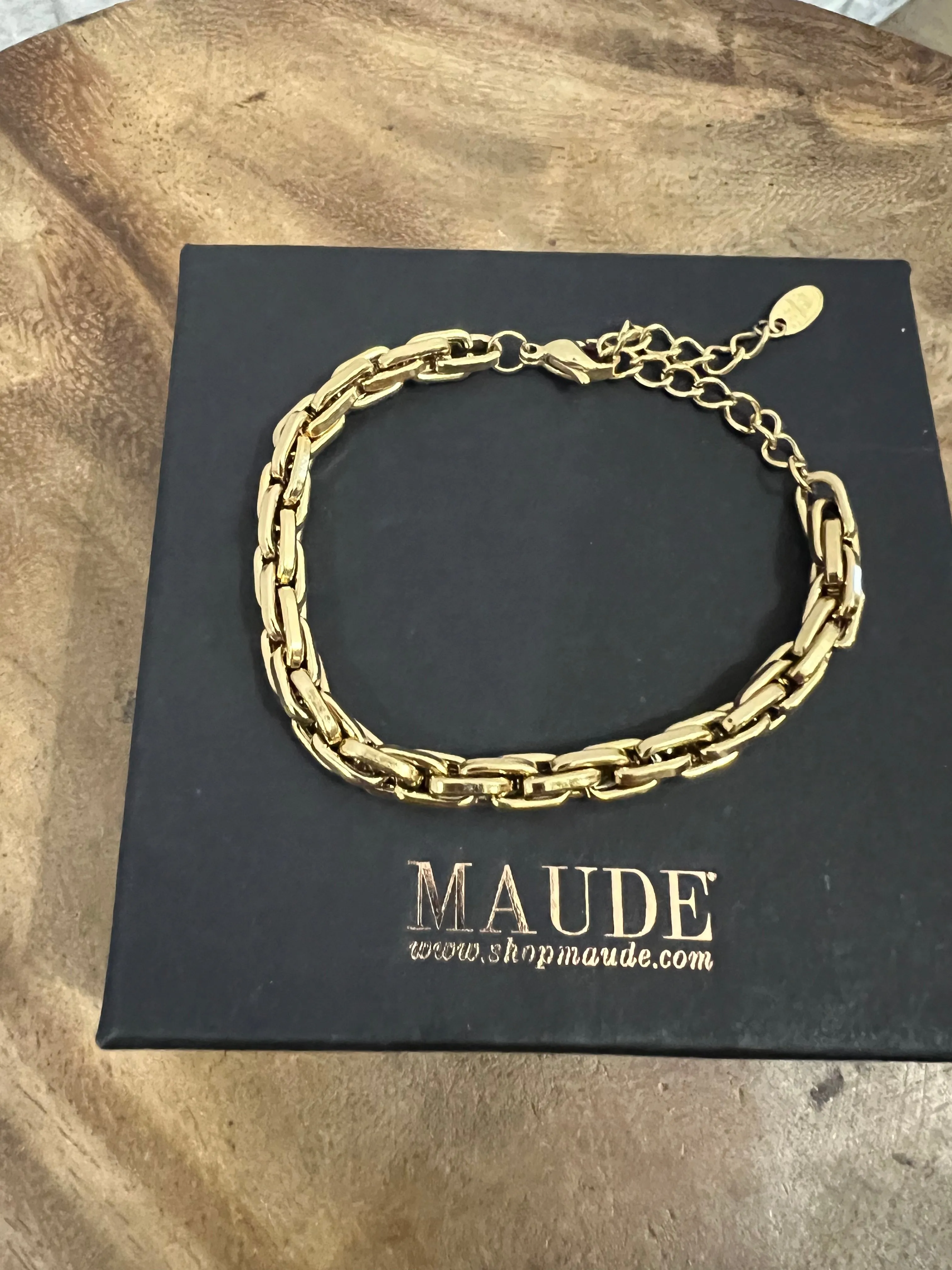 18K Chloe Chain Bracelet sold by Maude product image thumbnail 2