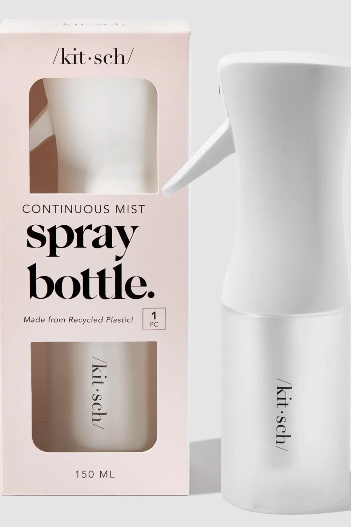 KITSCH Continuous Spray Bottle - White sold by Maude