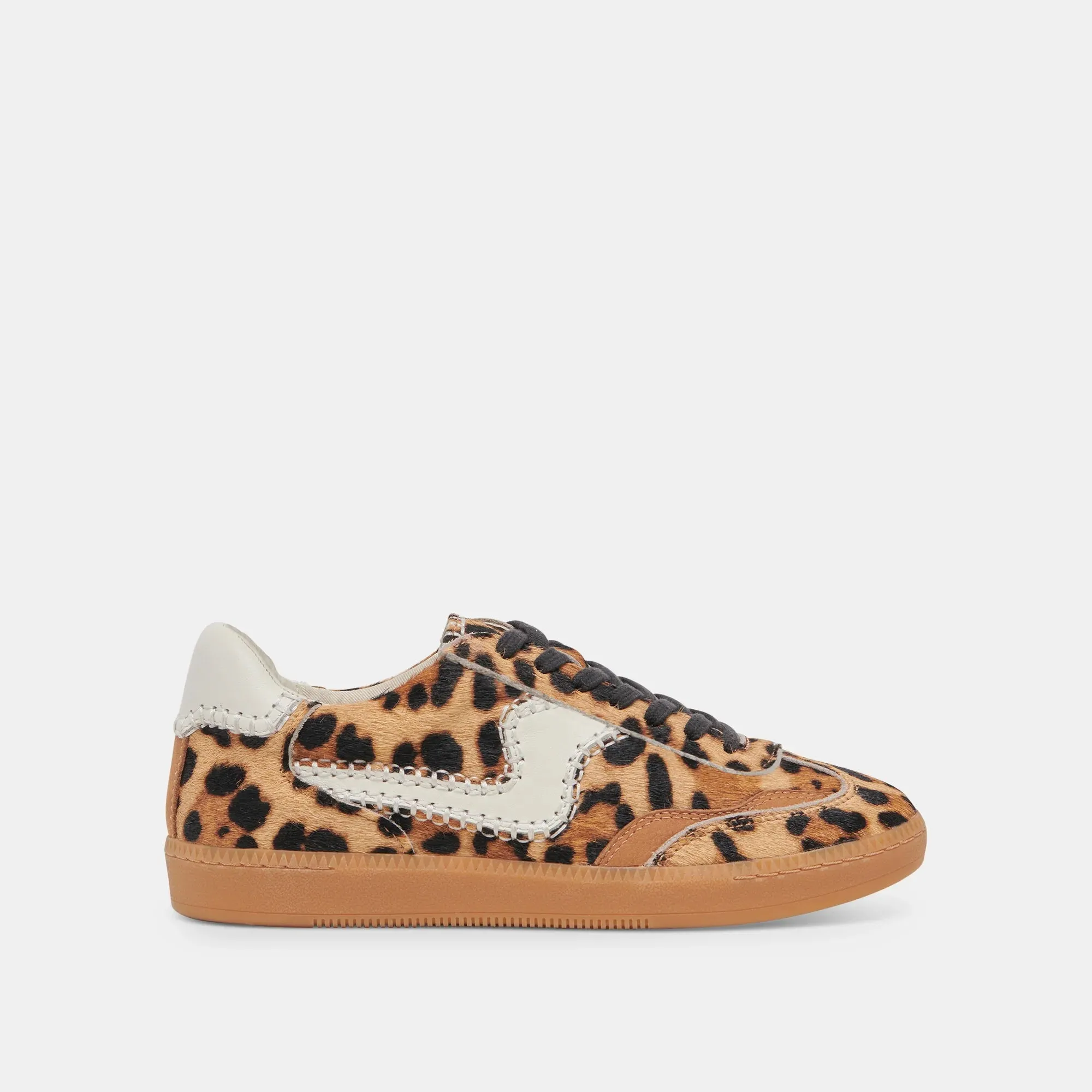 Dolce Vita Notice Stitch Sneaker - Dark Leopard Calf Hair sold by Maude product image thumbnail 3