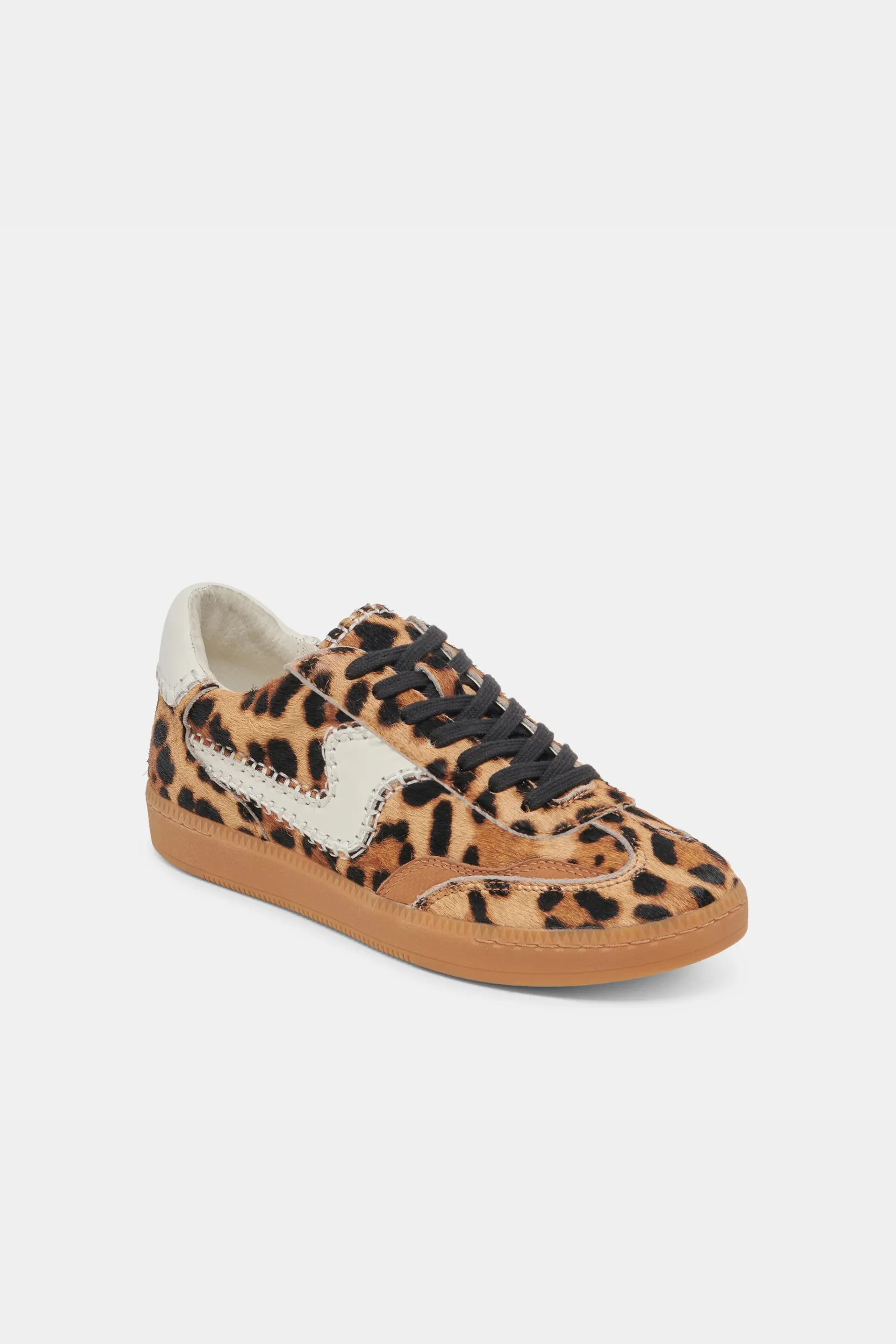 Dolce Vita Notice Stitch Sneaker - Dark Leopard Calf Hair sold by Maude