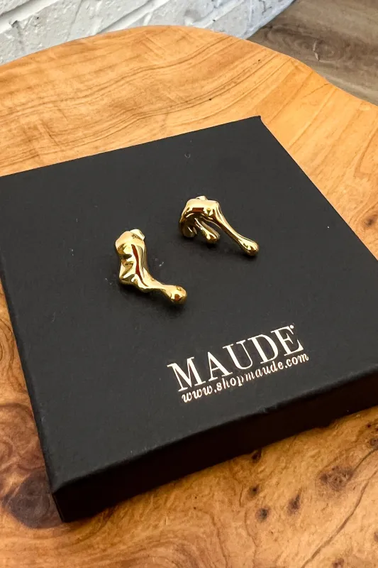 18K Gia Drip Earrings sold by Maude