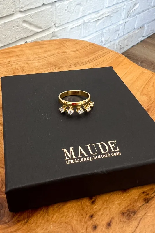18K Maggie Diamond Ring sold by Maude
