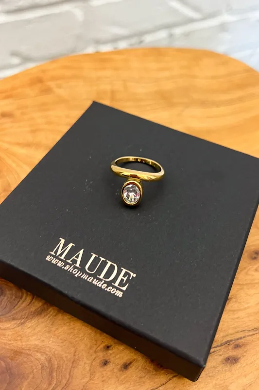 18K Margo White Diamond Ring sold by Maude