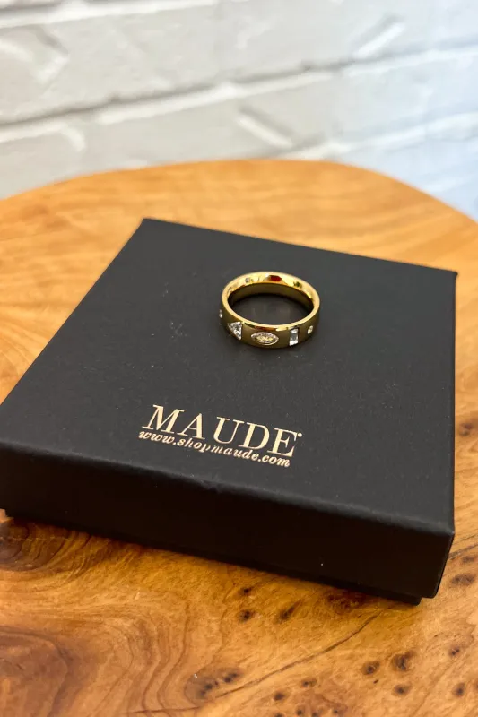 18K Brooke Multi Diamond Ring sold by Maude
