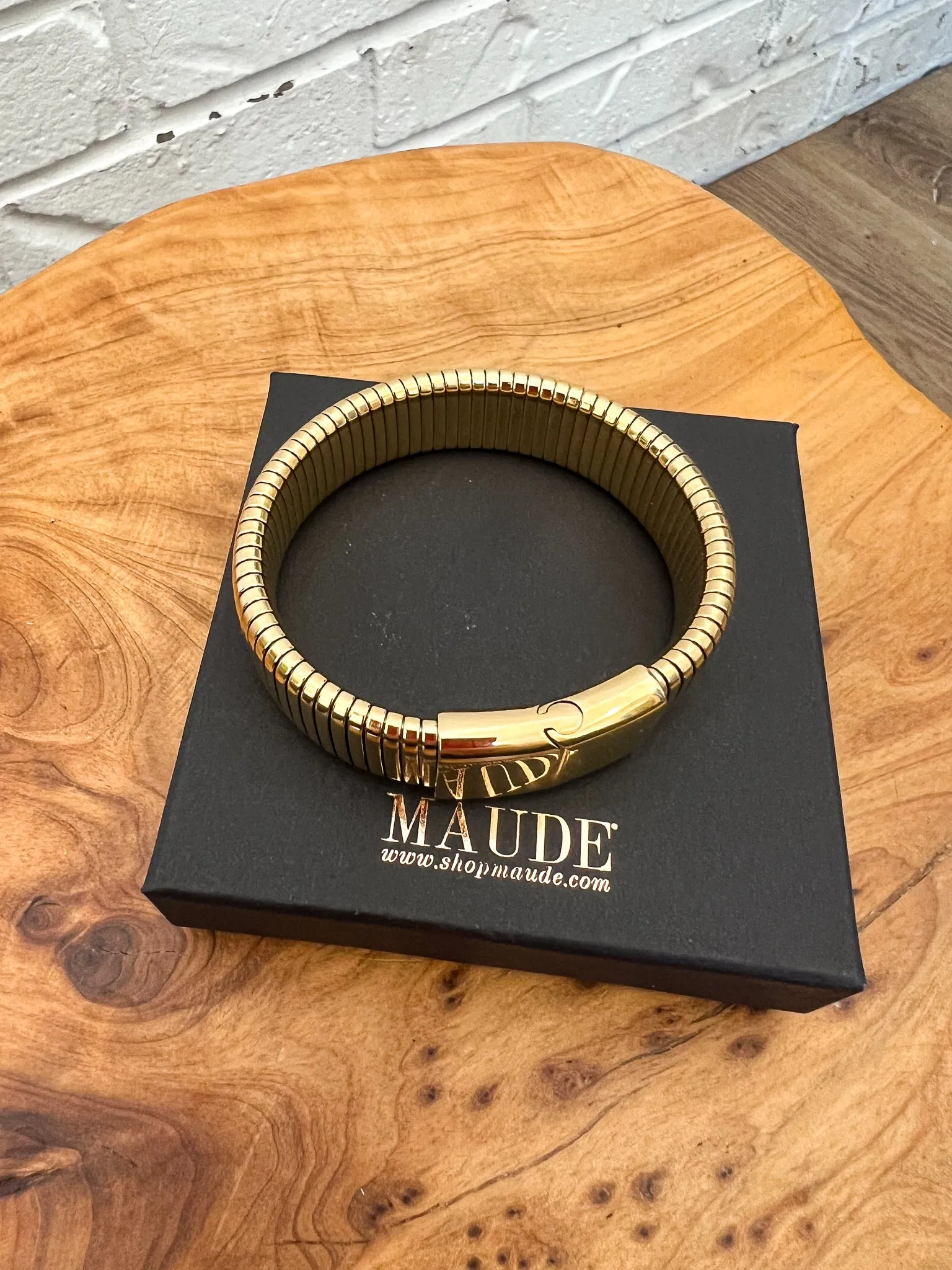 18K Isla Thick Chain Bracelet - Silver sold by Maude product image thumbnail 3