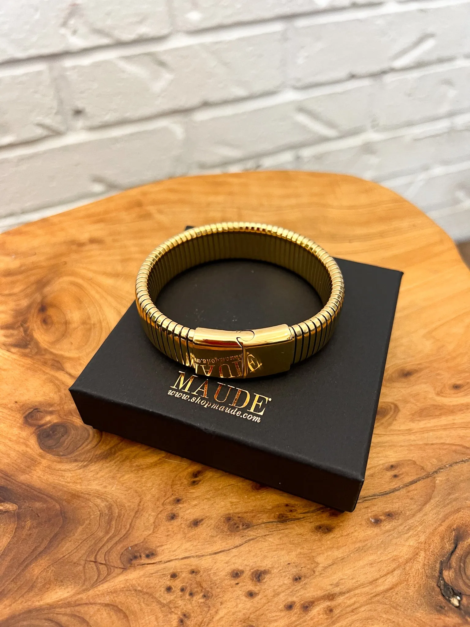 18K Isla Thick Chain Bracelet - Silver sold by Maude product image thumbnail 2