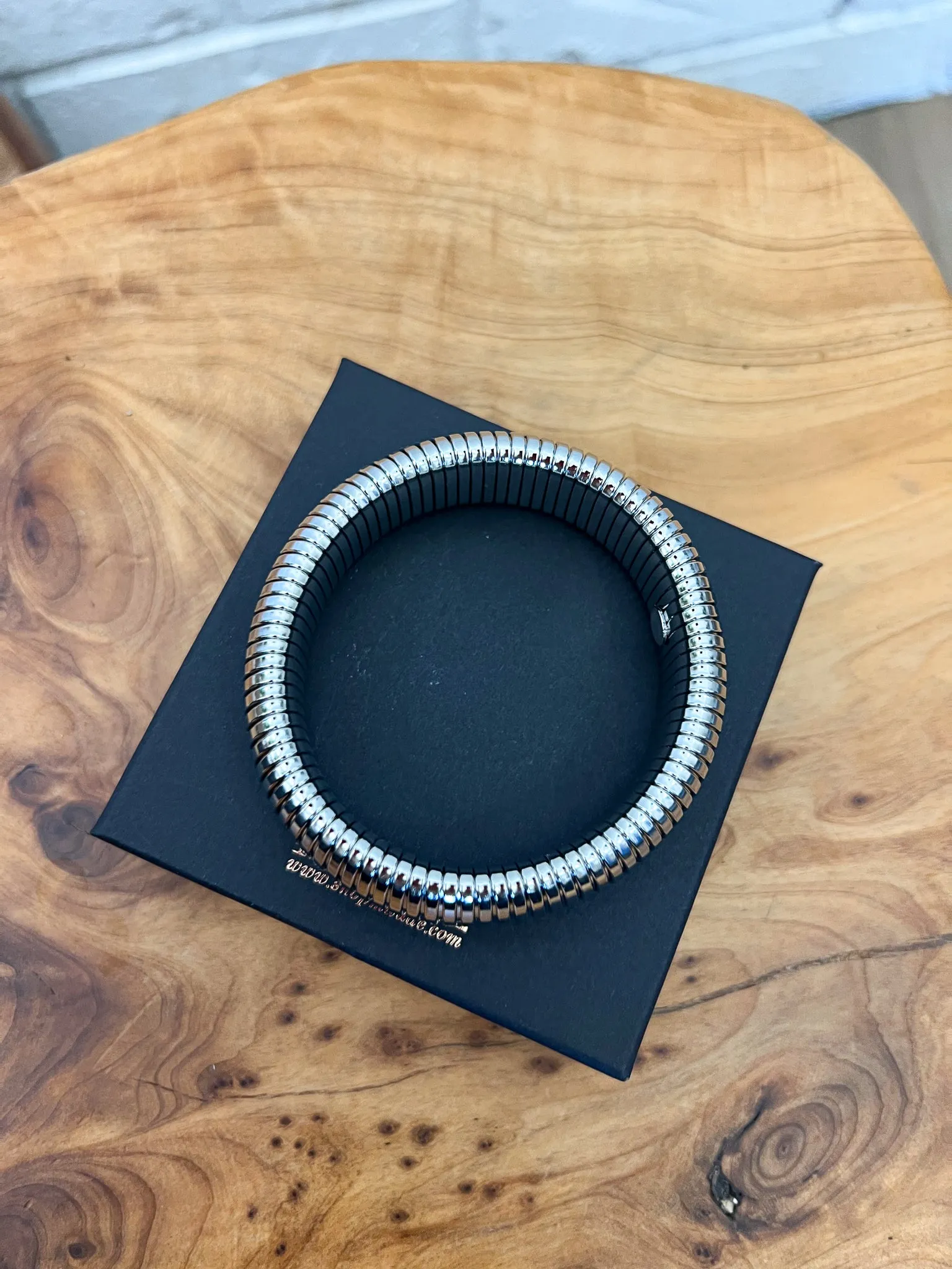 18K Leah Thick Bracelet sold by Maude product image thumbnail 5