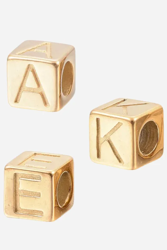 FARRAH B Block Initial Charm sold by Maude