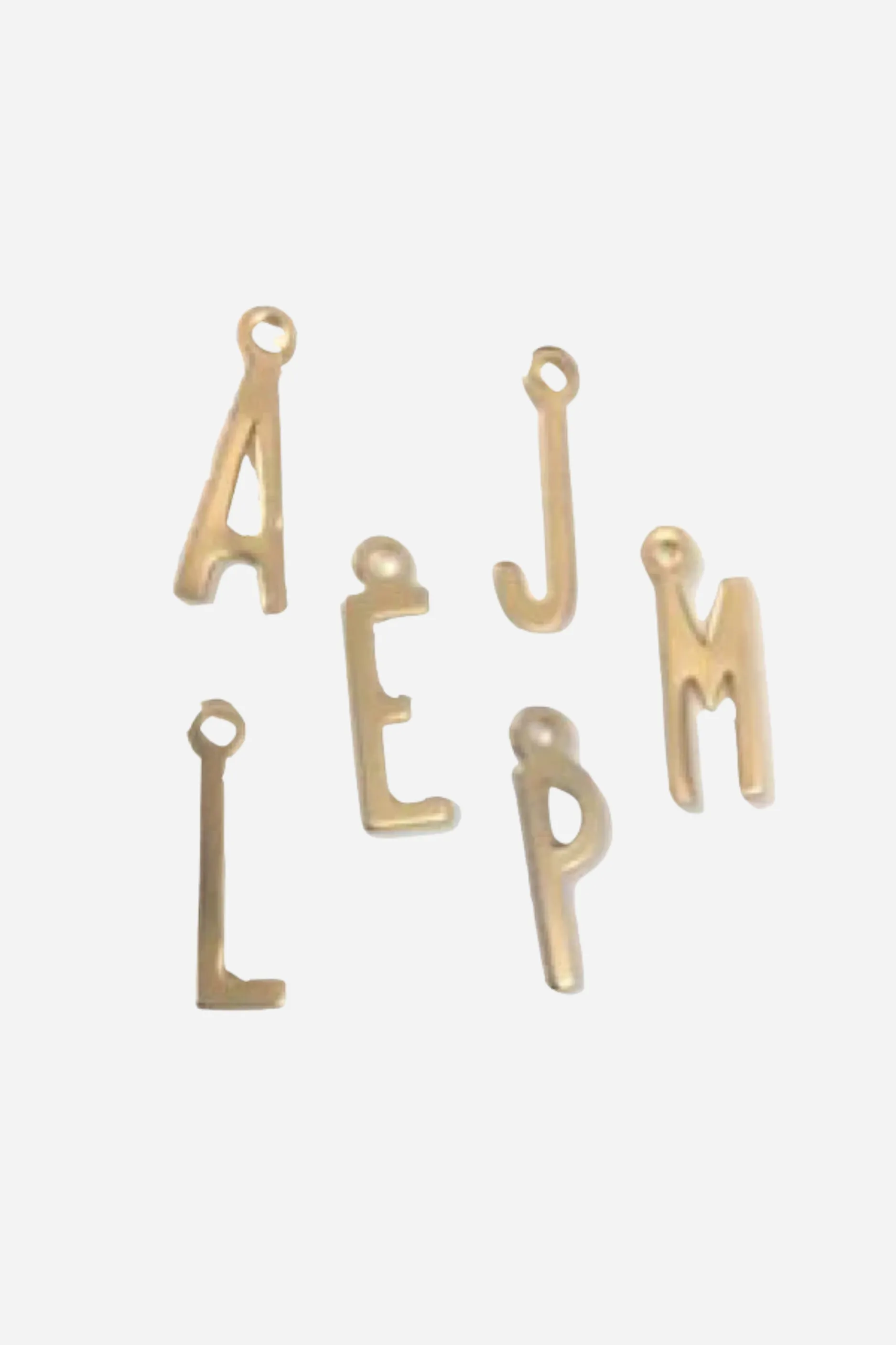 FARRAH B Skinny Initial Charm sold by Maude