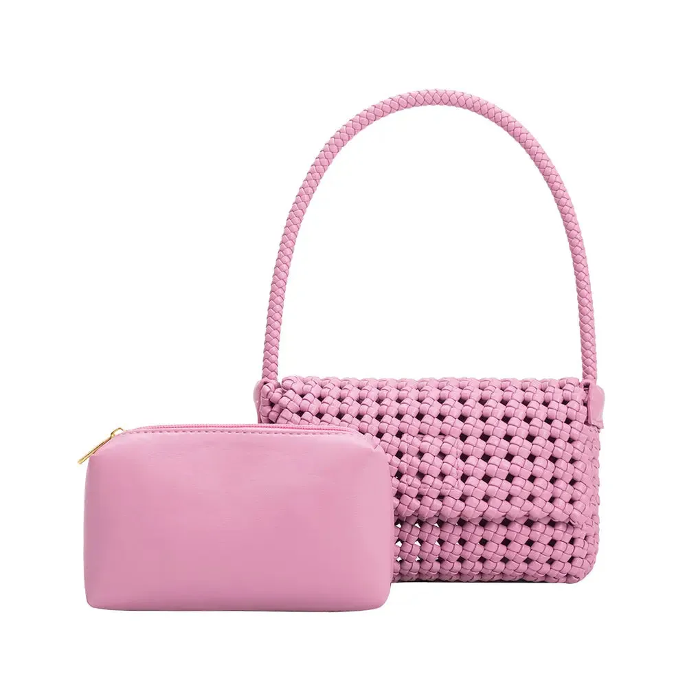 Melie Bianco - Shelly Shoulder Bag - Lilac sold by Maude product image thumbnail 3
