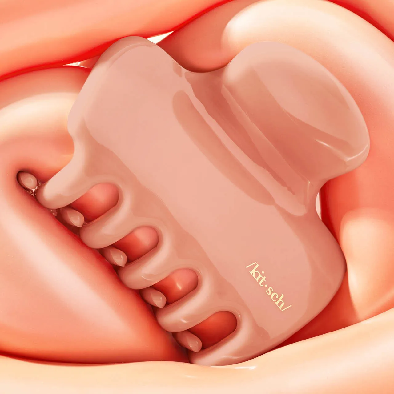 KITSCH Puffy Cloud Clip - Rosewood sold by Maude product image thumbnail 3