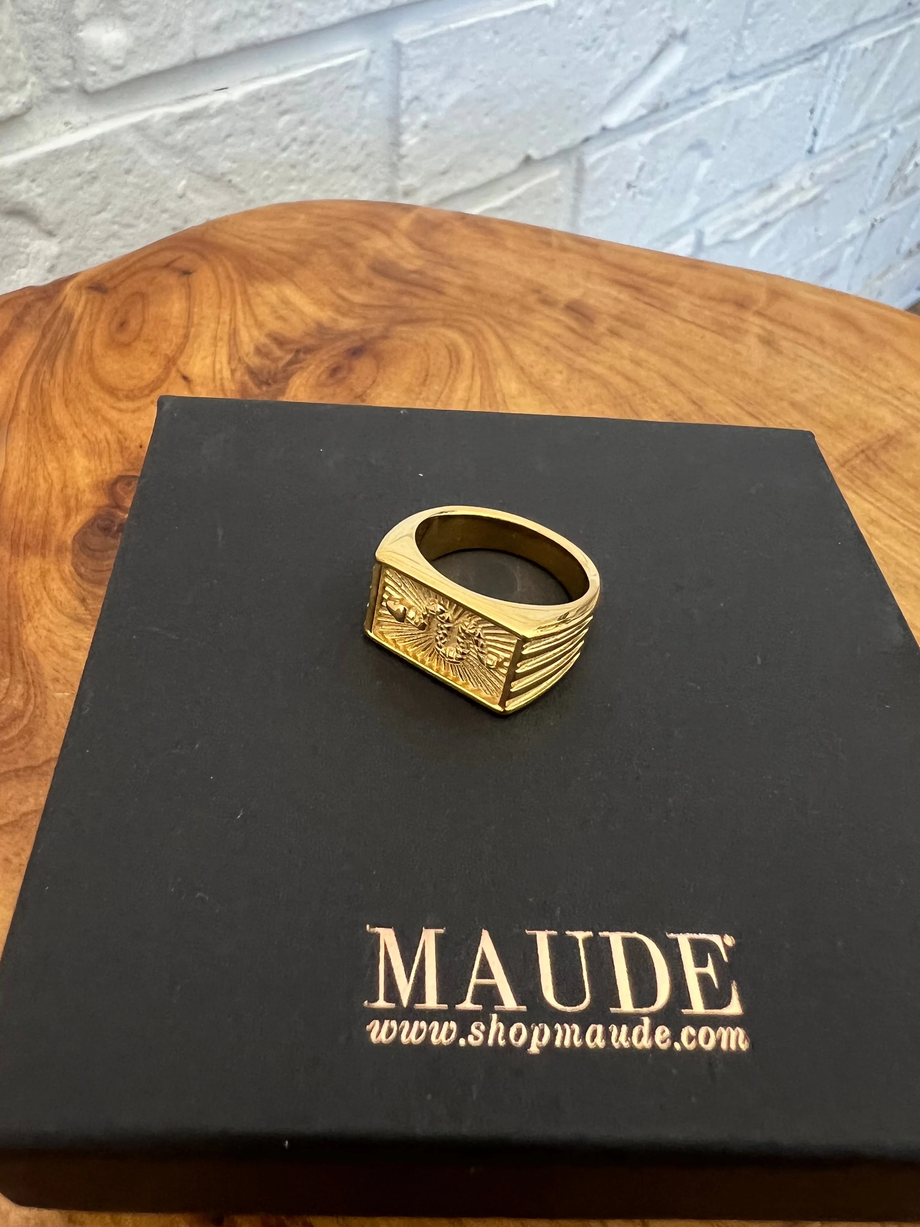18K Snake Ring sold by Maude product image thumbnail 2