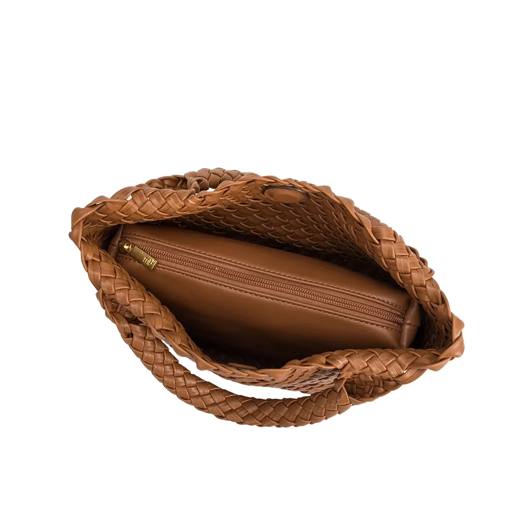 Melie Bianco - Eloise Tote Bag - Saddle sold by Maude product image thumbnail 4