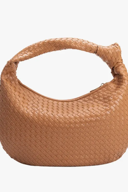 Melie Bianco - Brigitte Handle Bag - Caramel sold by Maude
