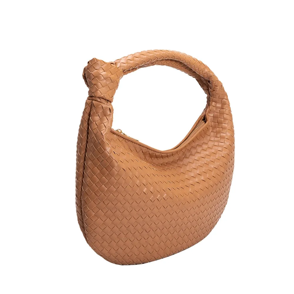 Melie Bianco - Brigitte Handle Bag - Caramel sold by Maude product image thumbnail 3
