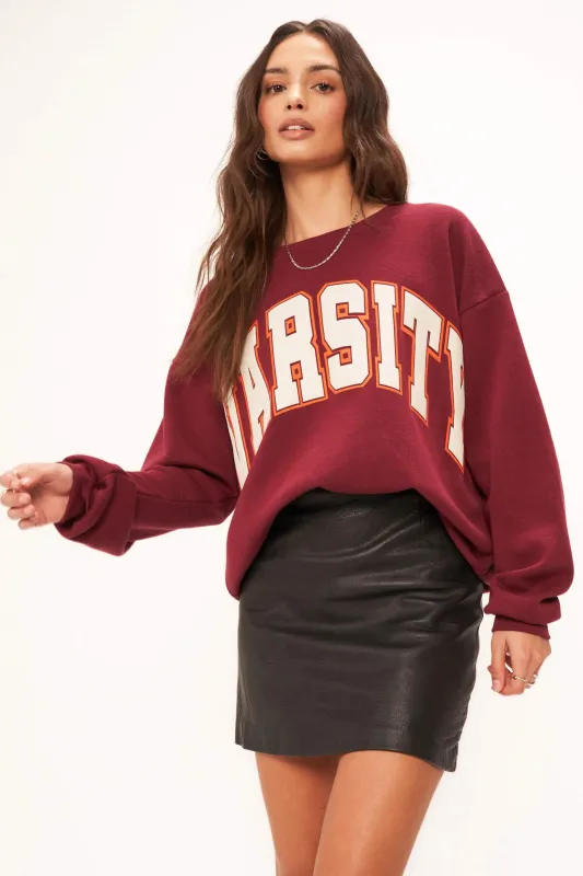 Varsity Sweatshirt sold by Maude
