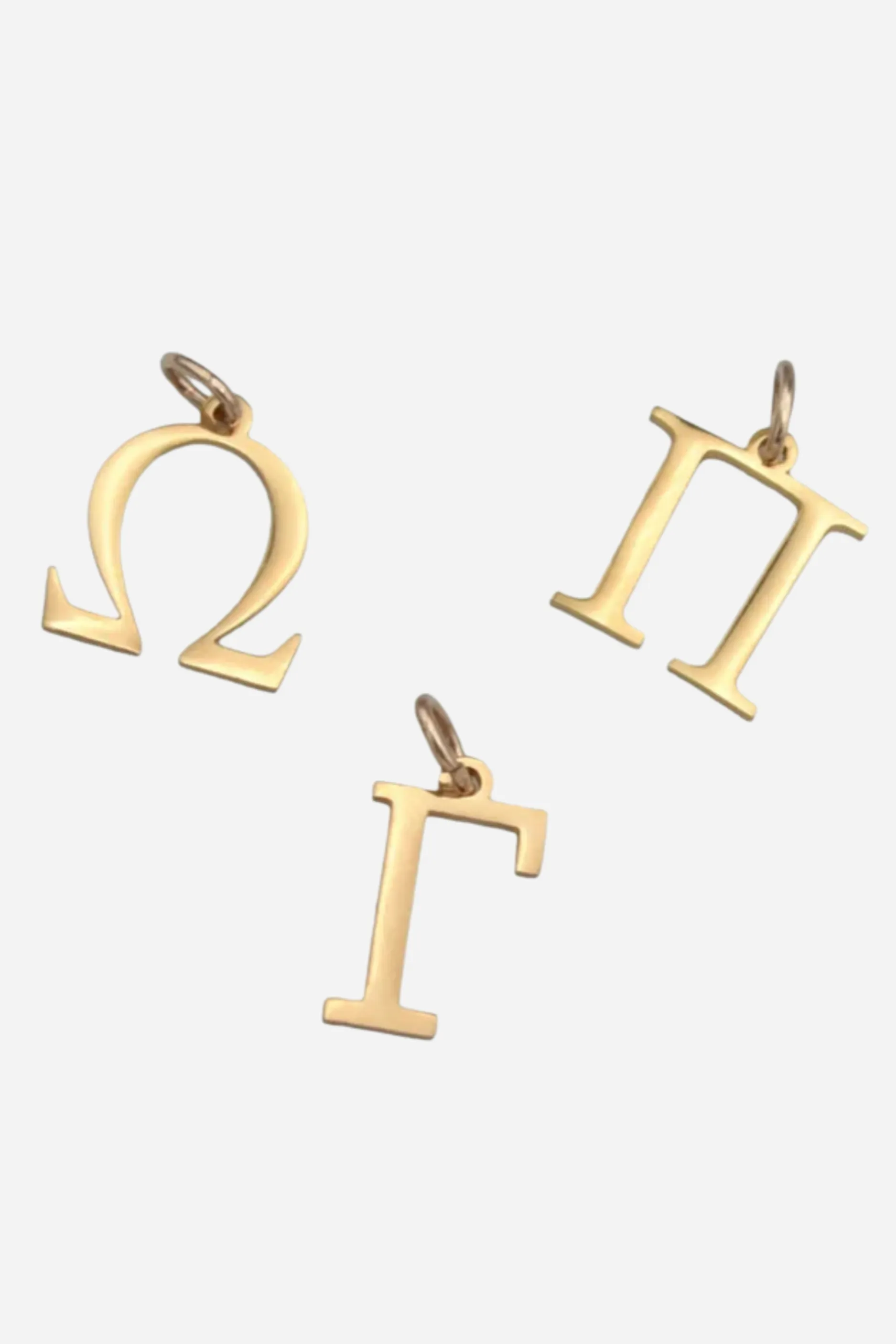 Farrah B Greek Letter Charm Bar sold by Maude