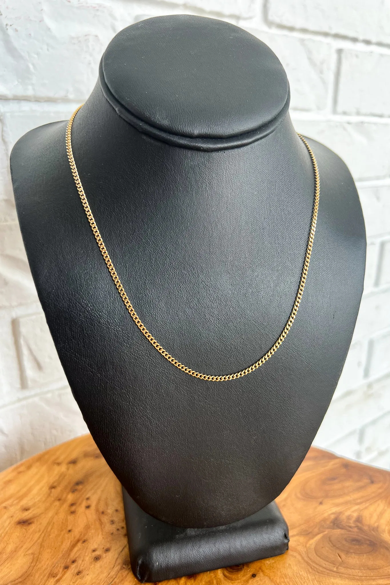 18K Lola Dainty Chain Necklace sold by Maude