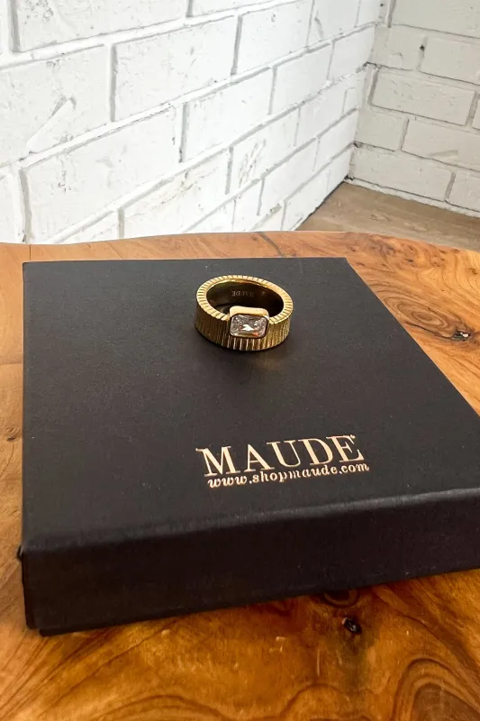 18K Cora Diamond Ring sold by Maude