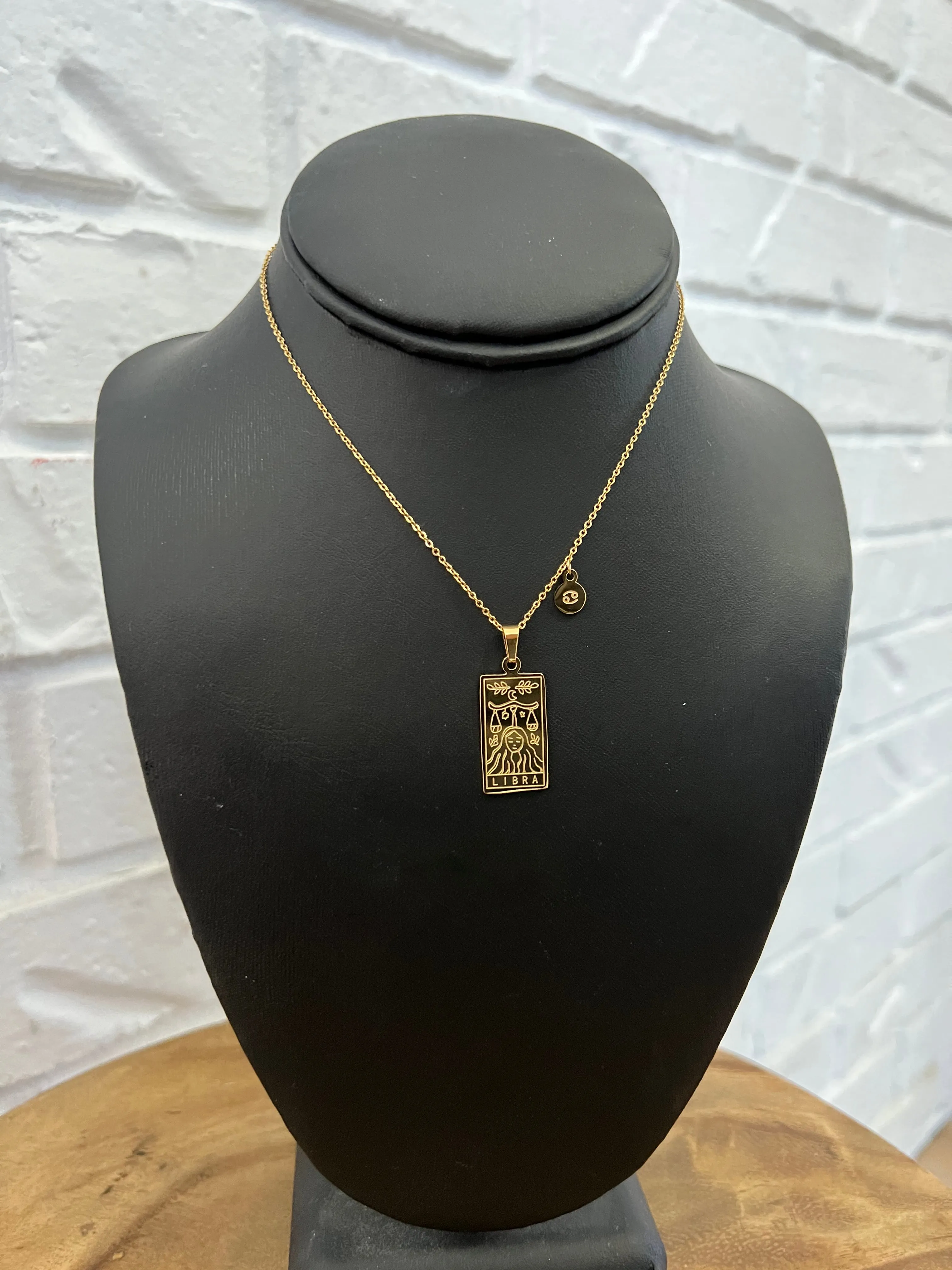 18K Libra Necklace sold by Maude product image thumbnail 2